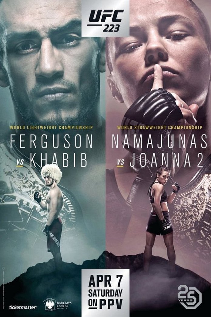 UFC 223: Khabib vs. Iaquinta poster