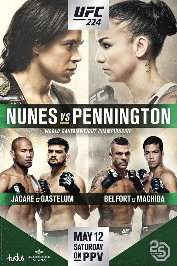 UFC 224: Nunes vs. Pennington poster