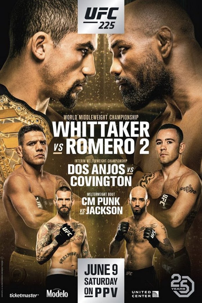 UFC 225 results poster