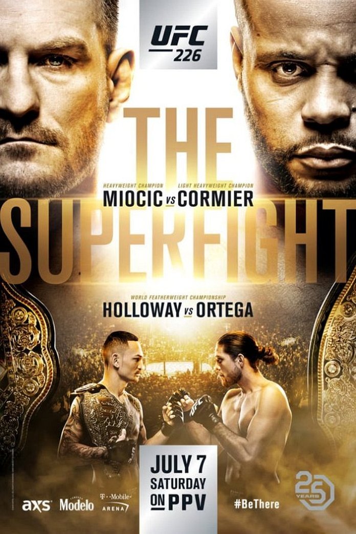 UFC 226 results poster
