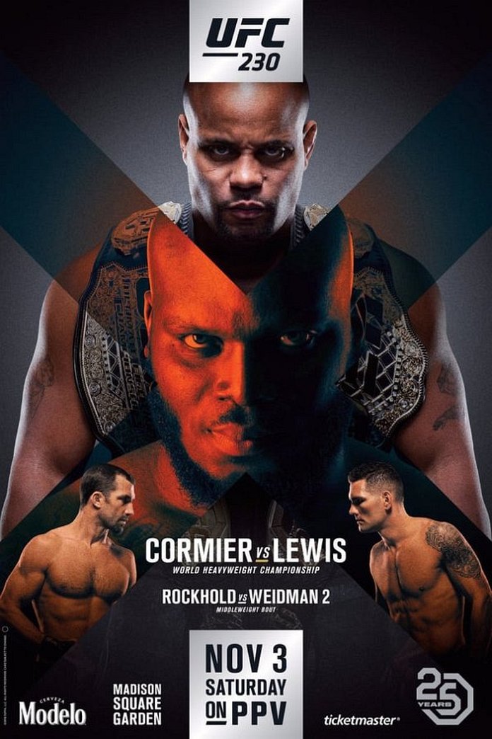 UFC 230 results poster