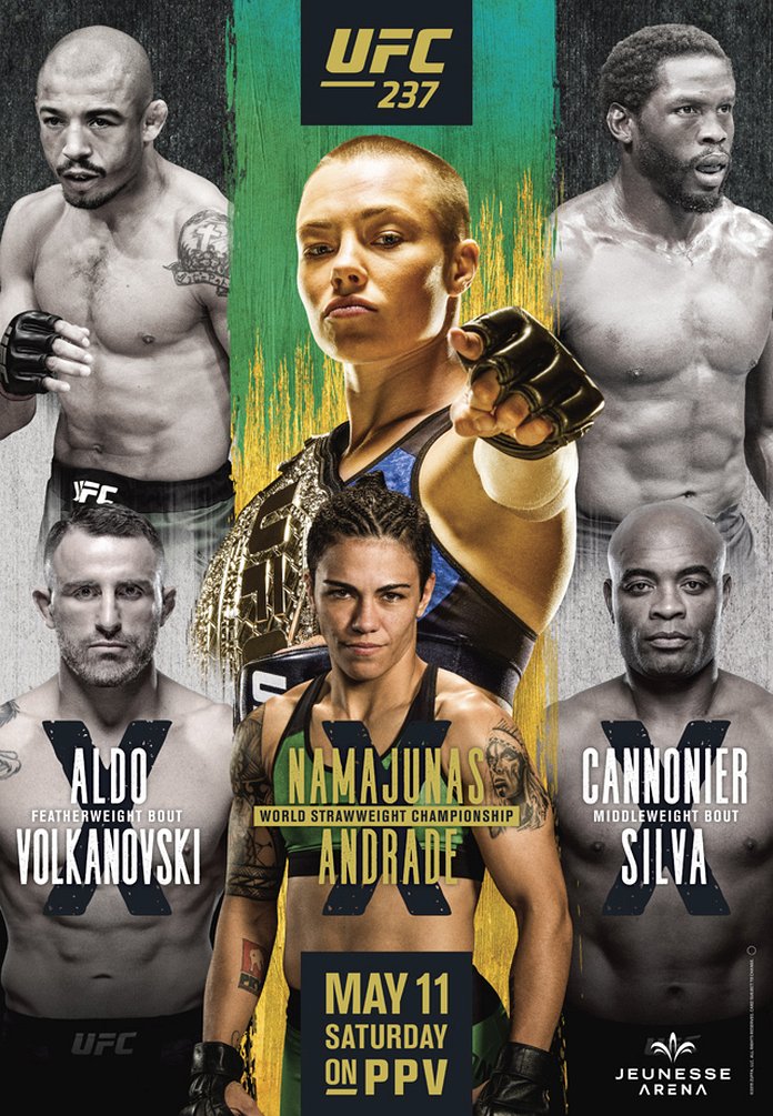 UFC 237 results poster