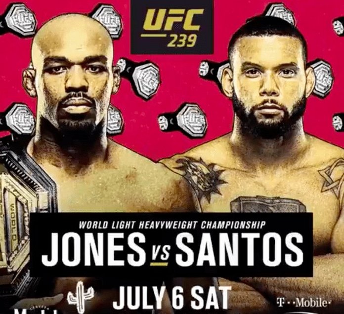 UFC 239: Jones vs. Santos poster