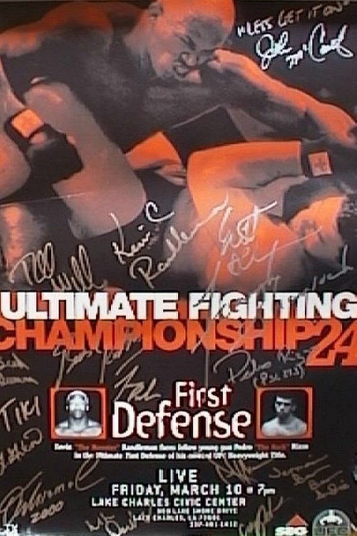 UFC 24: First Defense poster