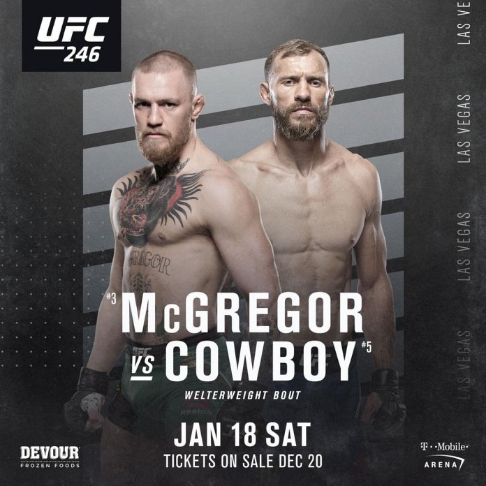 photo promo for UFC 246