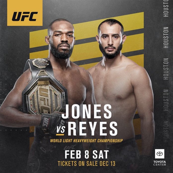 Jones vs. Reyes fight facts
