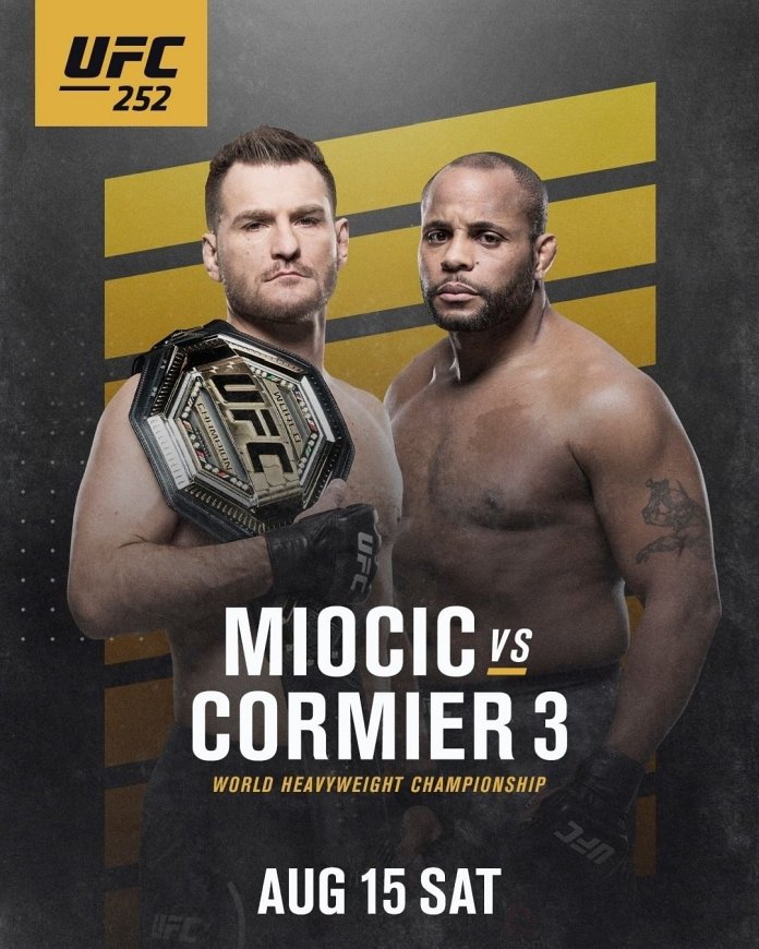 photo promo for UFC 252