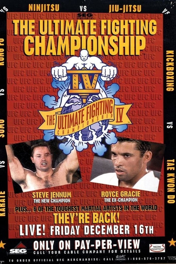 UFC 4 results poster