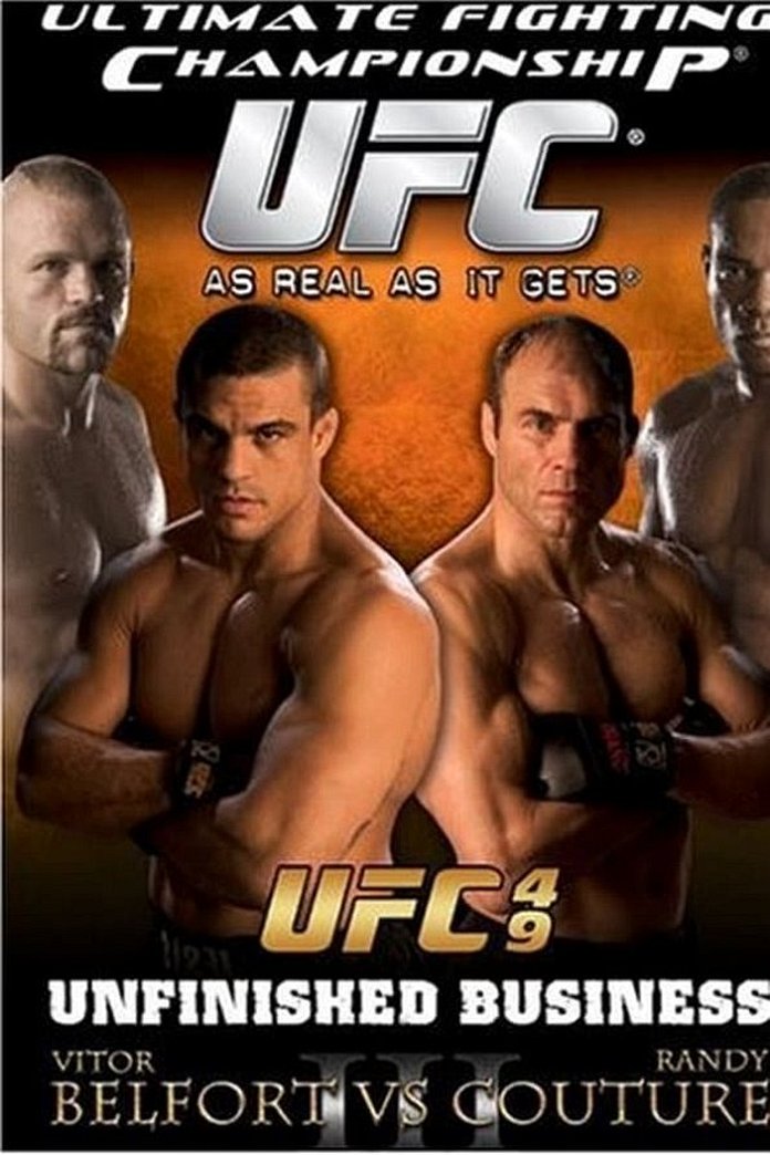 UFC 49 results poster