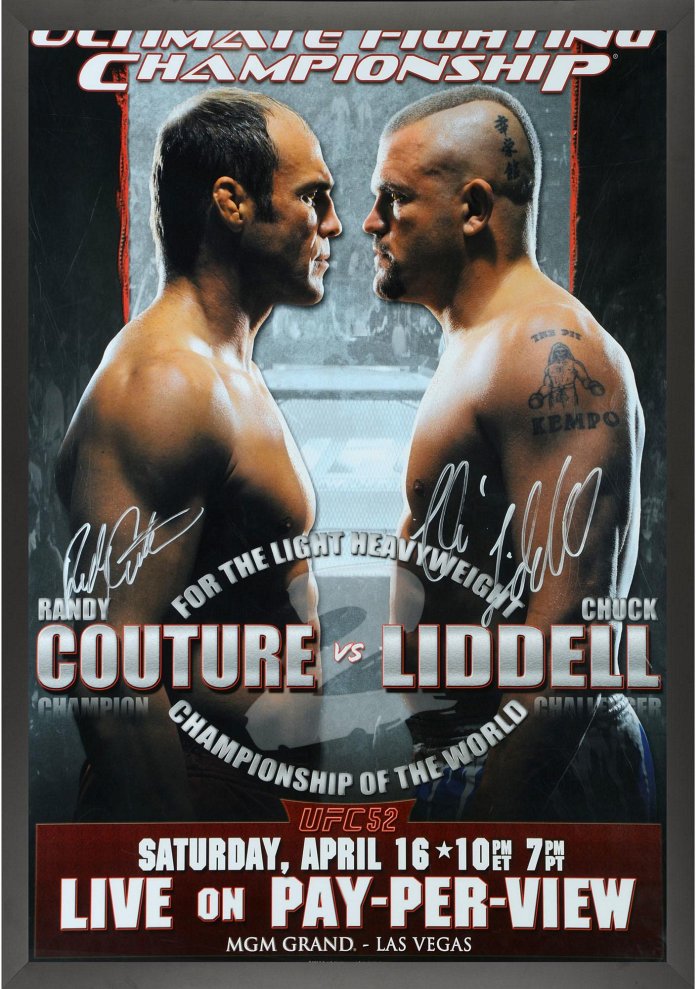 UFC 52: Couture vs. Liddell 2 poster