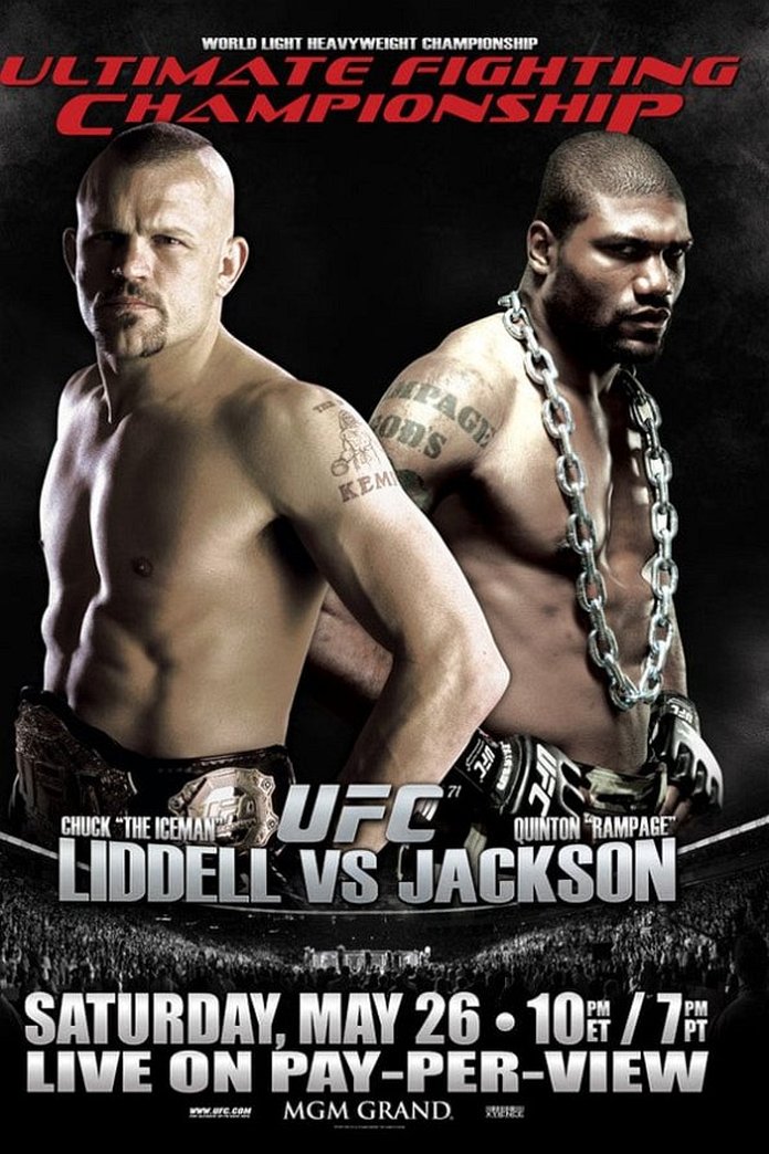 UFC 71 results poster