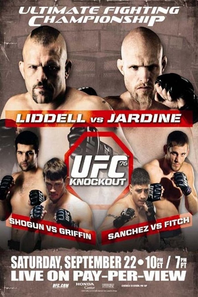 UFC 76 results poster