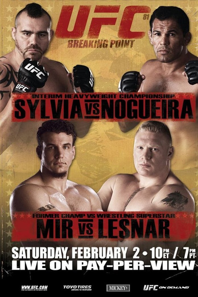 UFC 81 results poster