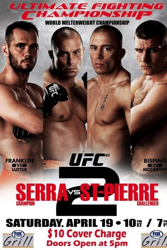 UFC 83 results poster