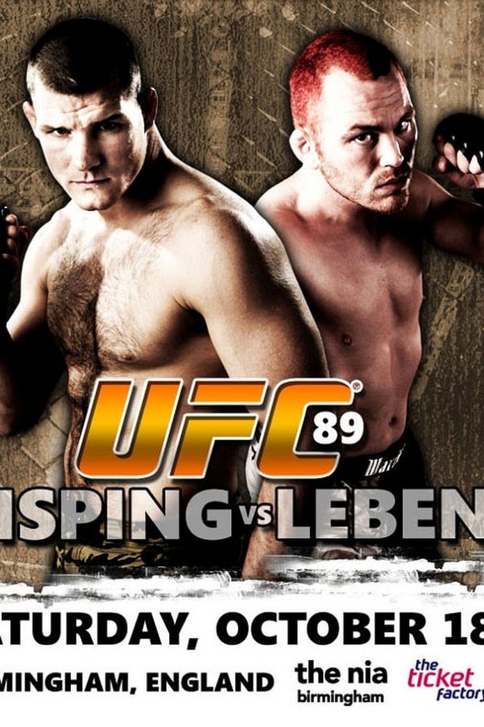 UFC 89 results poster