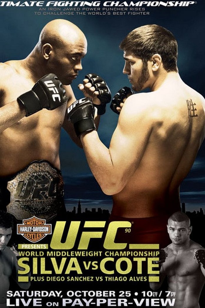 UFC 90 results poster