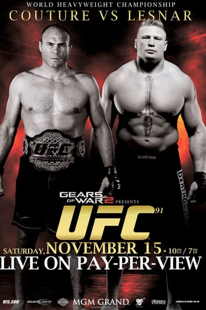 UFC 91 results poster