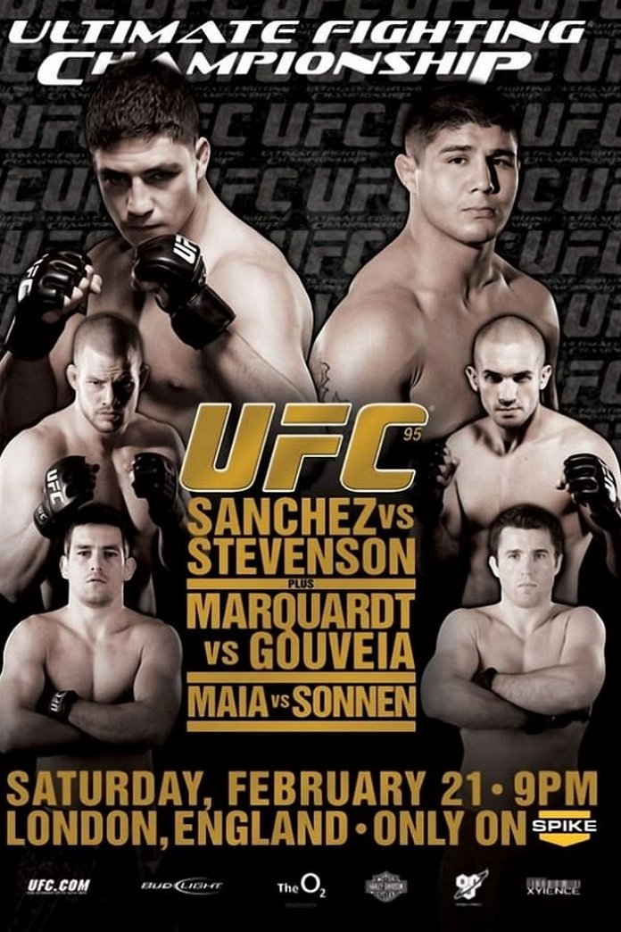 UFC 95 results poster
