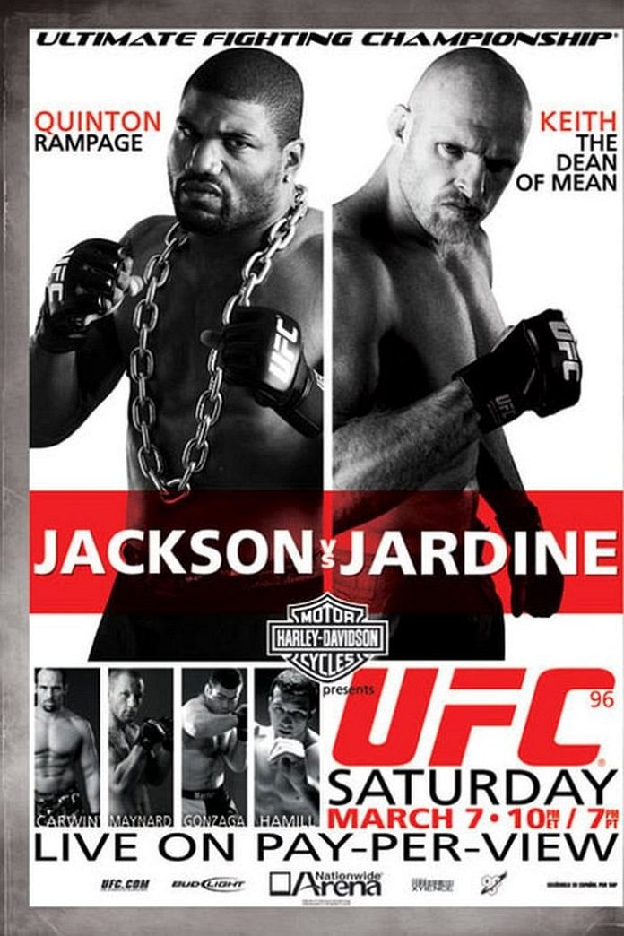 UFC 96 results poster
