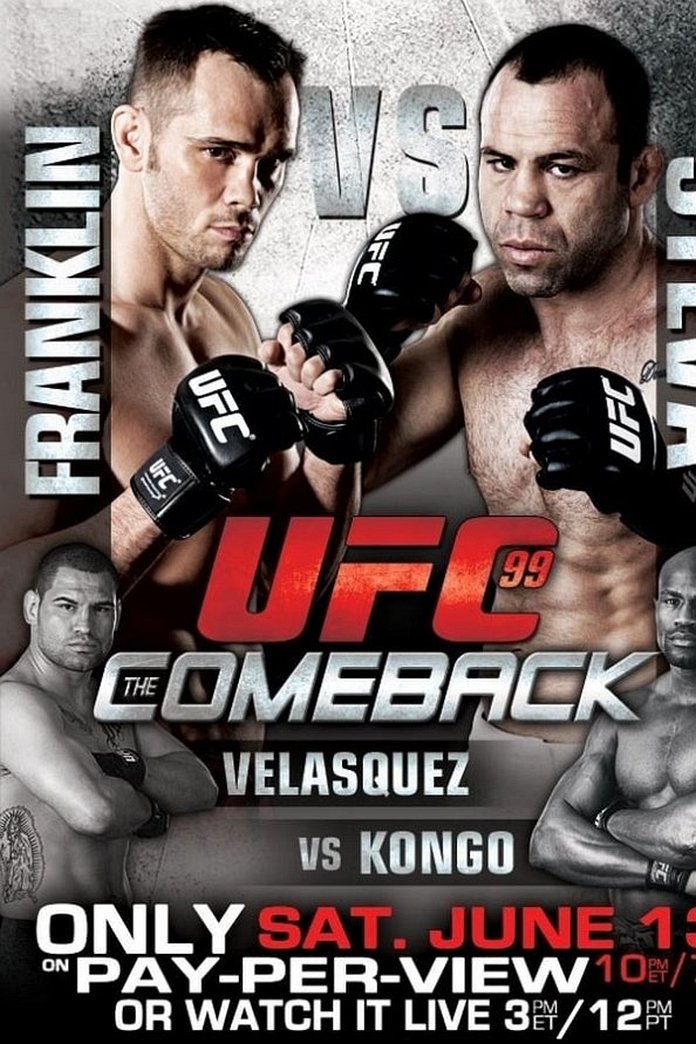 UFC 99 results poster