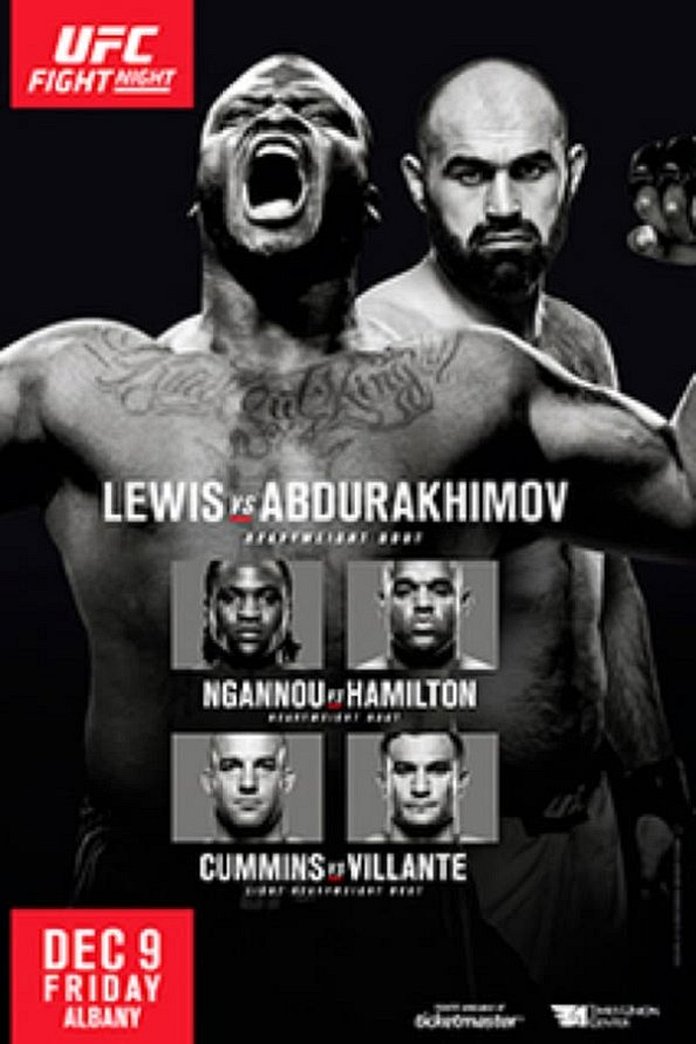 UFC Fight Night 102: Lewis vs. Abdurakhimov poster