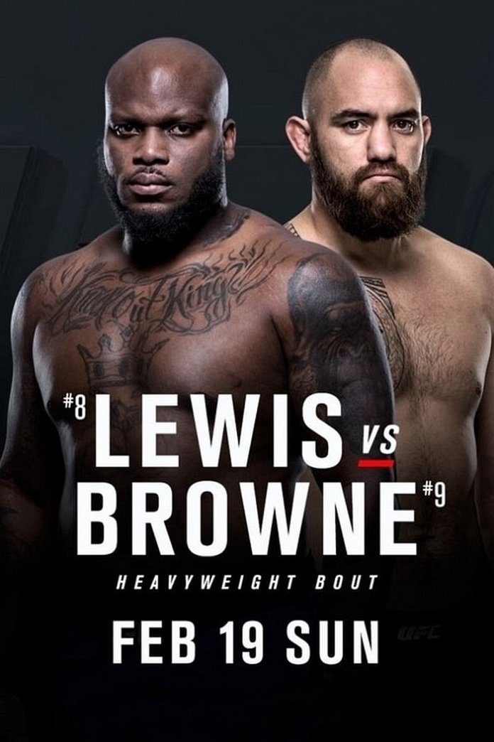 UFC Fight Night 105: Lewis vs. Browne poster