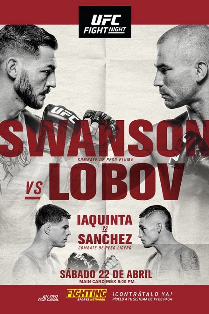 UFC Fight Night 108: Swanson vs. Lobov poster