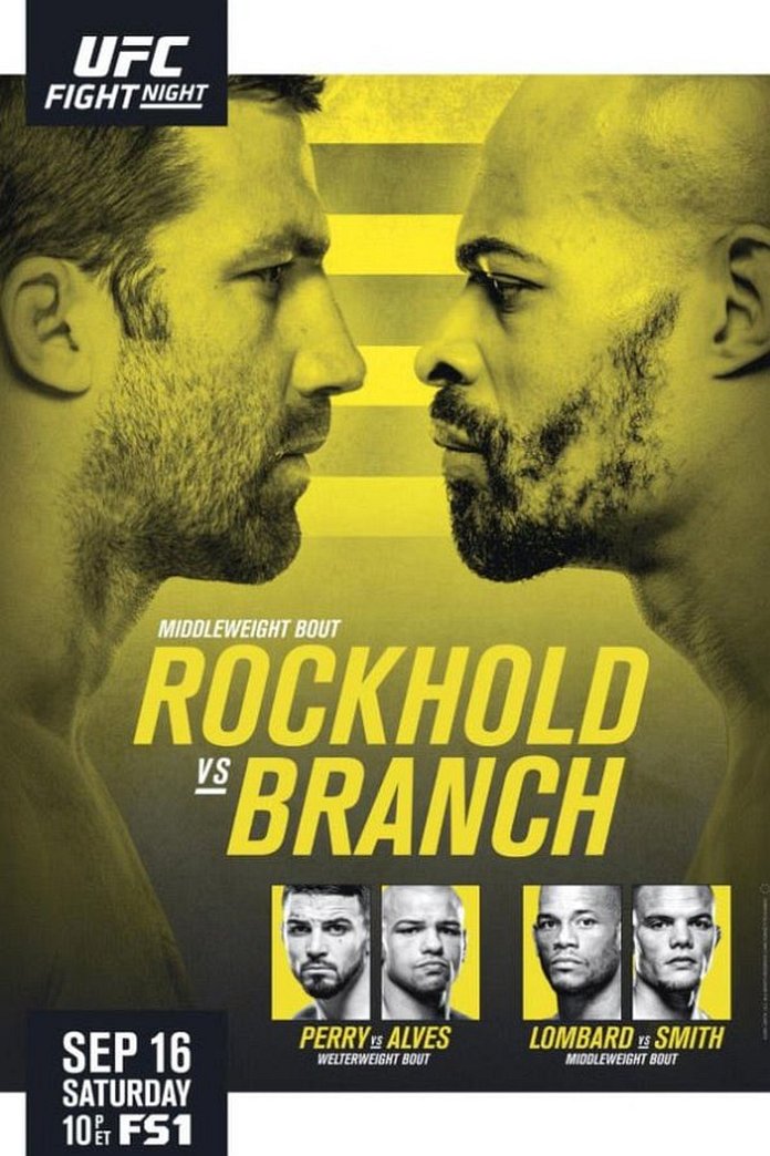 UFC Fight Night 116 results poster