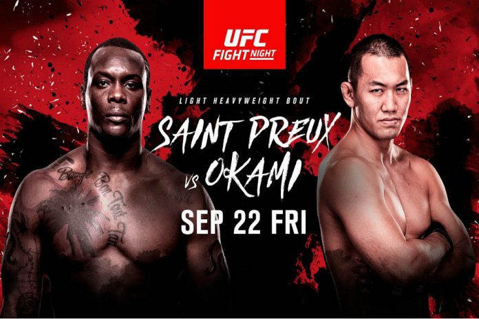 UFC Fight Night 117: Saint Preux vs. Okami poster