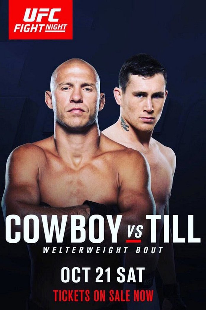 UFC Fight Night 118: Cowboy vs. Till poster