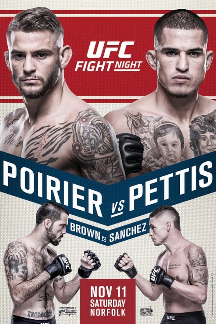 UFC Fight Night 120: Poirier vs. Pettis poster