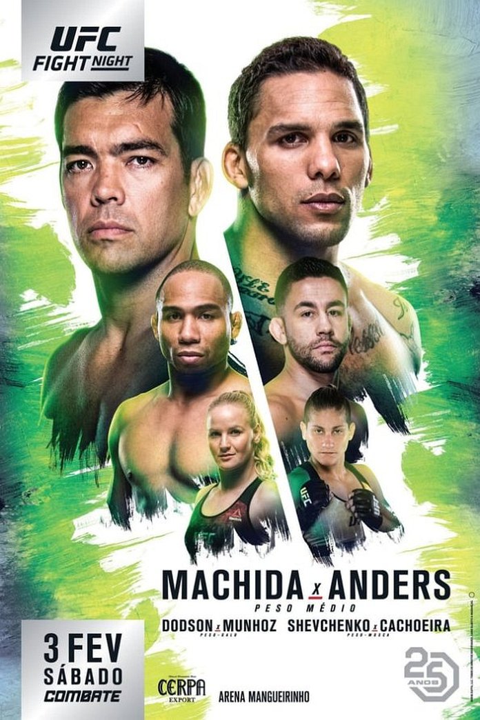 UFC Fight Night 125: Machida vs. Anders poster