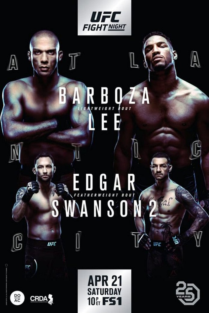 UFC Fight Night 128: Barboza vs. Lee poster
