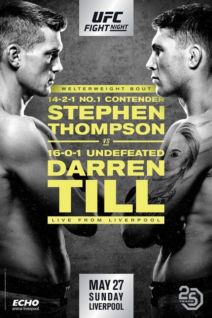 UFC Fight Night 130: Thompson vs. Till poster