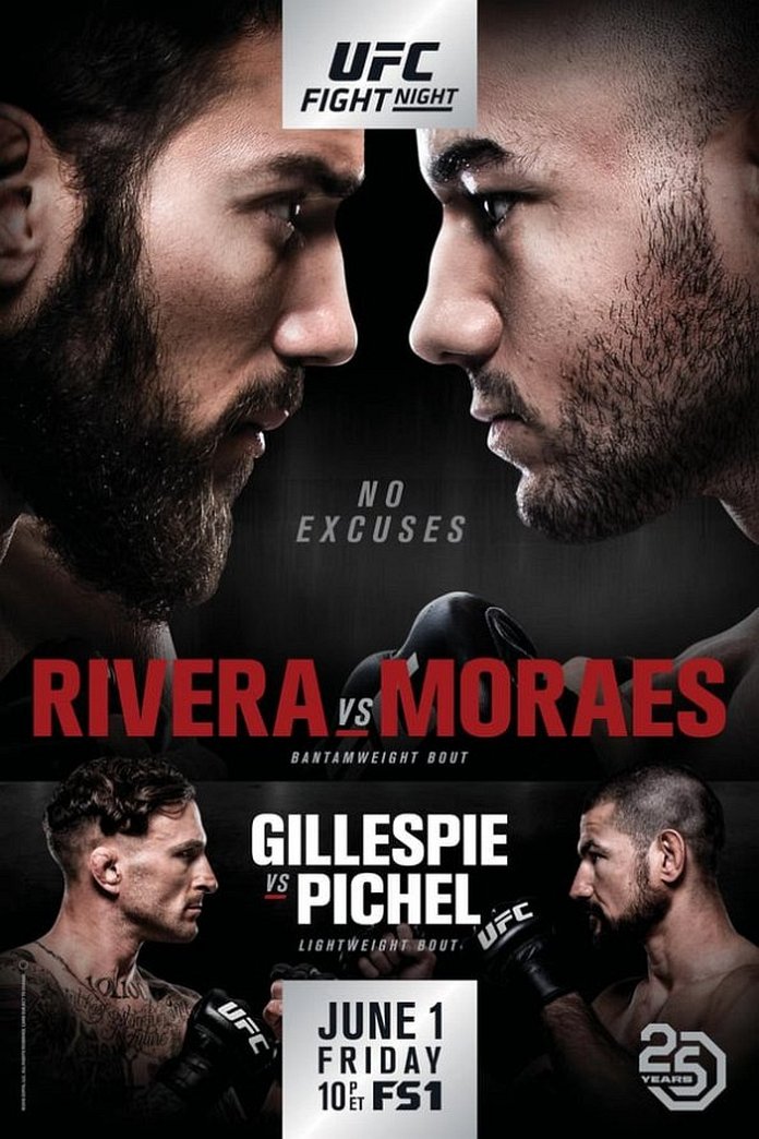 UFC Fight Night 131: Rivera vs. Moraes poster