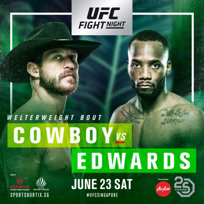 UFC Fight Night 132: Cowboy vs. Edwards poster