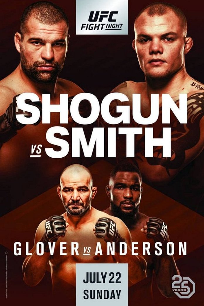 UFC Fight Night 134: Shogun vs. Smith poster