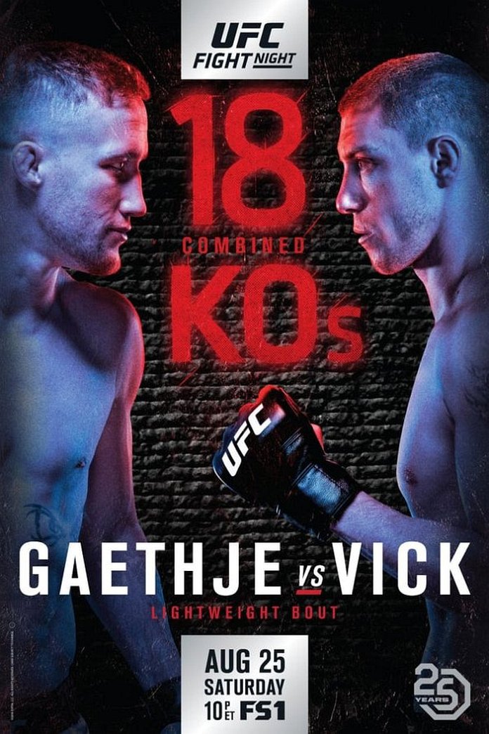 UFC Fight Night 135 results poster