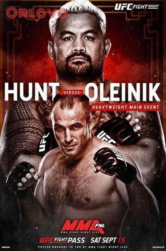 UFC Fight Night 136: Hunt vs. Oleinik poster