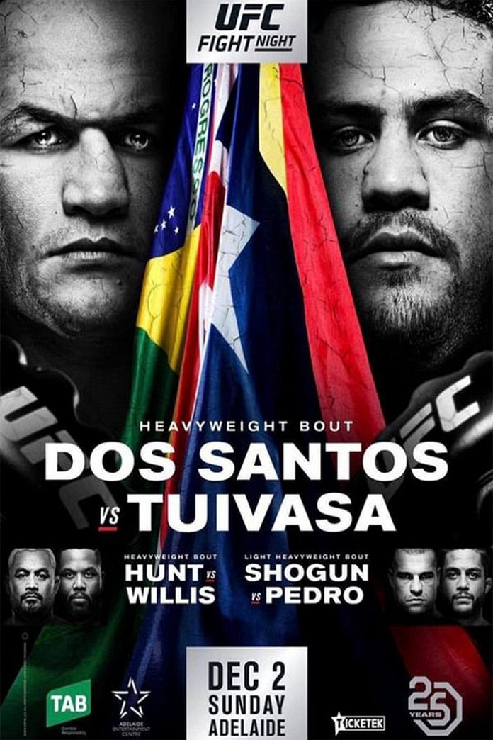 UFC Fight Night 142: dos Santos vs. Tuivasa poster