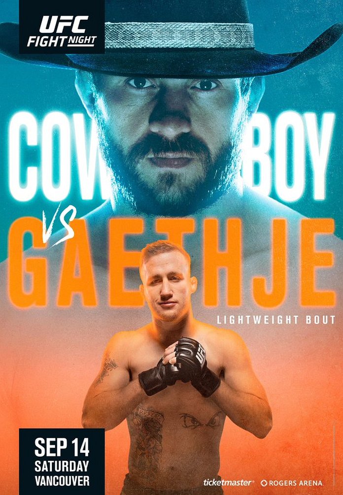 UFC Fight Night 158: Cowboy vs. Gaethje poster