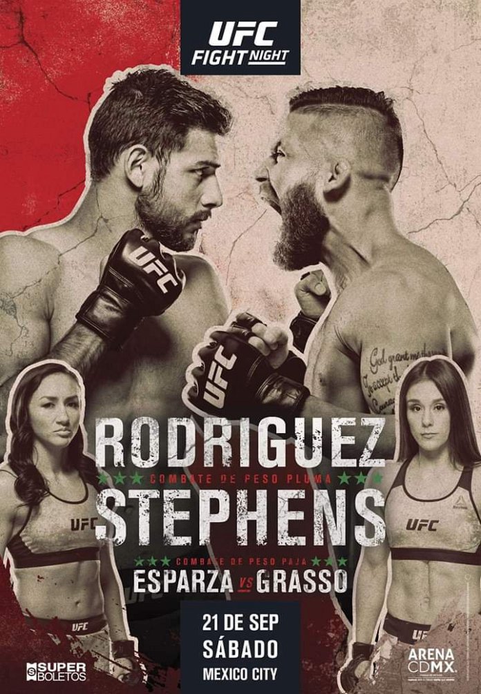UFC Fight Night 159: Rodriguez vs. Stephens poster