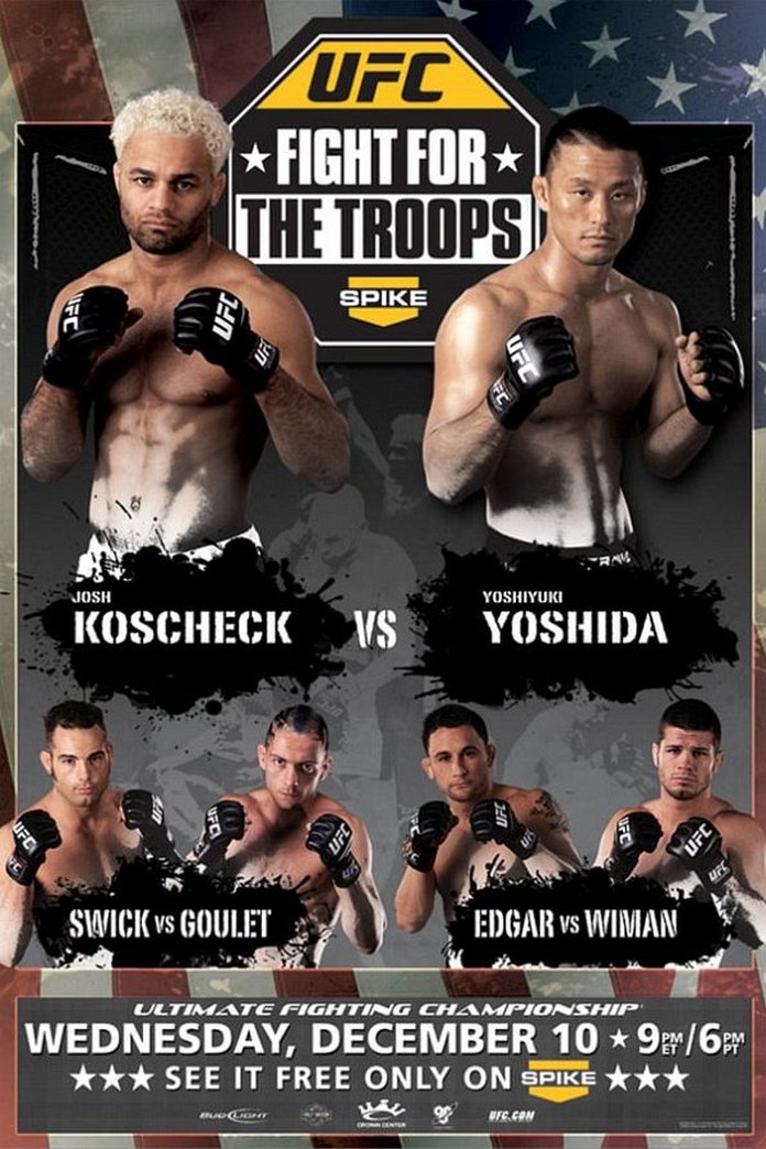 UFC Fight Night 16: Fight for the Troops poster