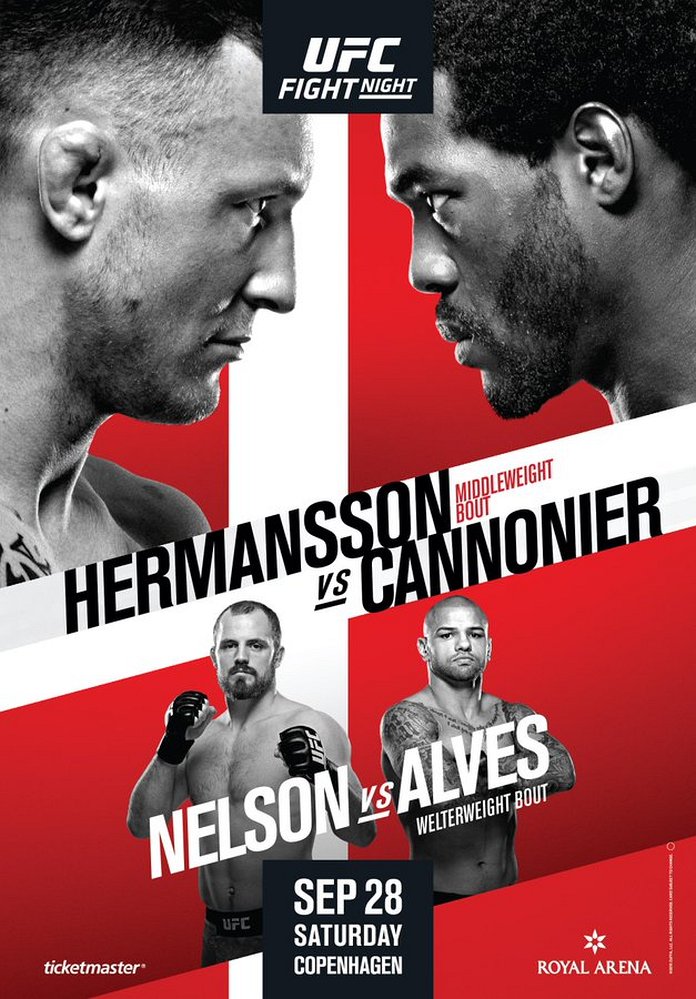 UFC Fight Night 160 results poster