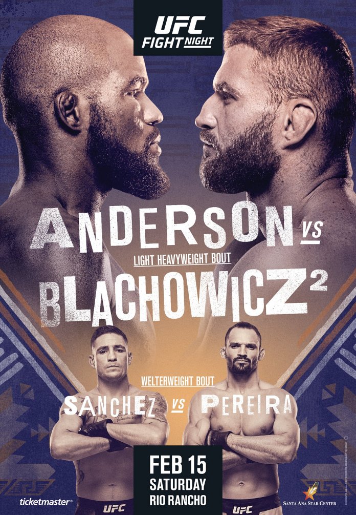 new UFC Fight Night 167 poster