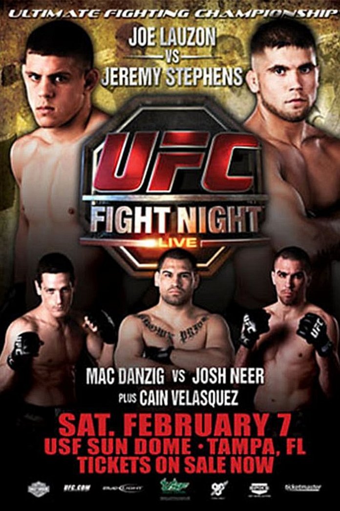 UFC Fight Night 17: Lauzon vs. Stephens poster
