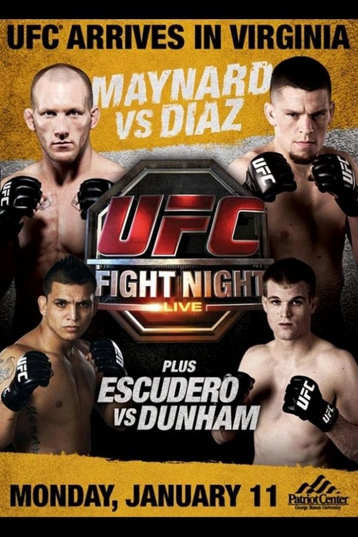 UFC Fight Night 20 results poster