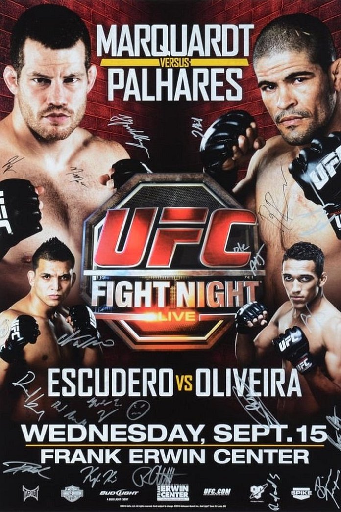 UFC Fight Night 22 results poster