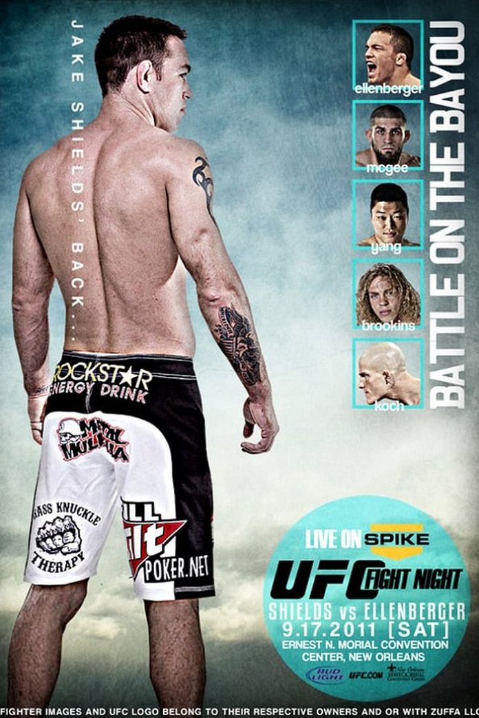 UFC Fight Night 25 results poster