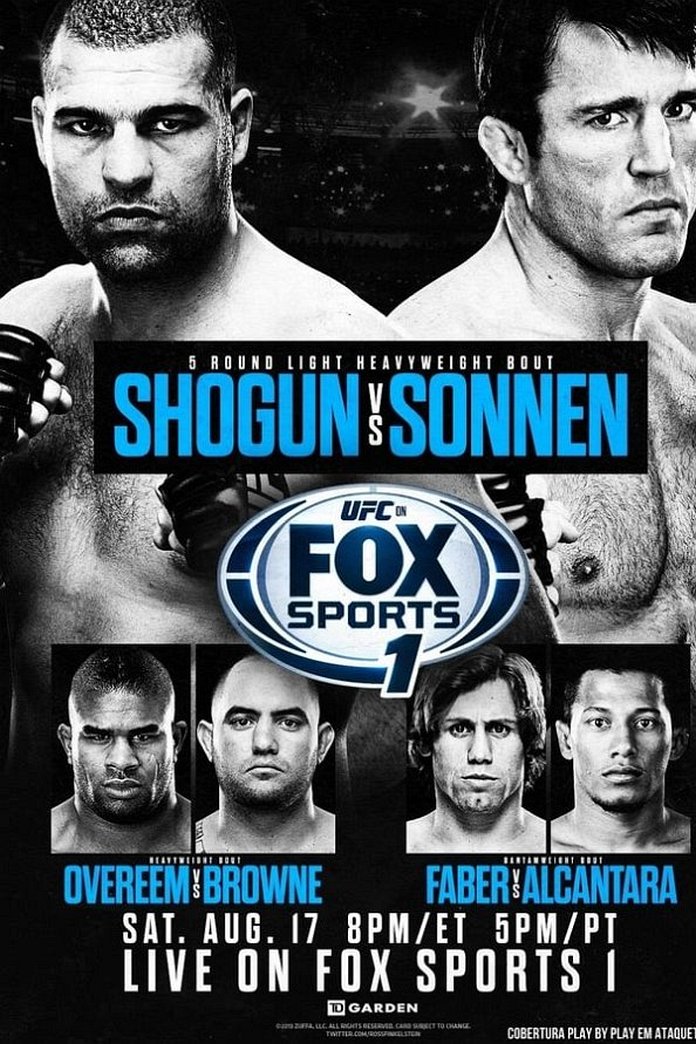 UFC Fight Night 26: Shogun vs. Sonnen poster
